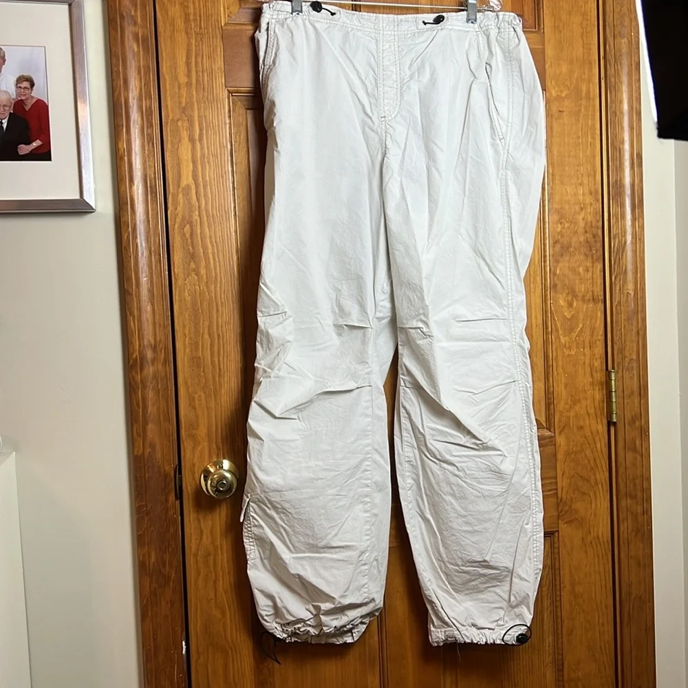 Women's Garage Size Medium Beige Bungee Pants - Picture 1 of 8